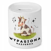 Skarbonki - Dla Kasjerki Skarbonka na Urodziny na Prezent z Nadrukiem ze Zdjęciem + Opakowanie na prezent (wzór 04) - miniaturka - grafika 1