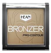 Bronzery i konturowanie twarzy - Hean BRONZER Pro-Contour 403 hazelnut 8,5g - miniaturka - grafika 1