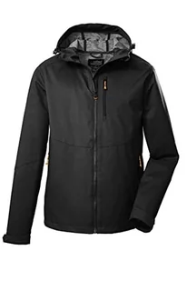 Killtec Męska kurtka softshellowa / outdoorowa kurtka z kapturem KOS 84 MN SFTSHLL JCKT; czarna, 4XL, 39142-000 - Kurtki męskie - miniaturka - grafika 1