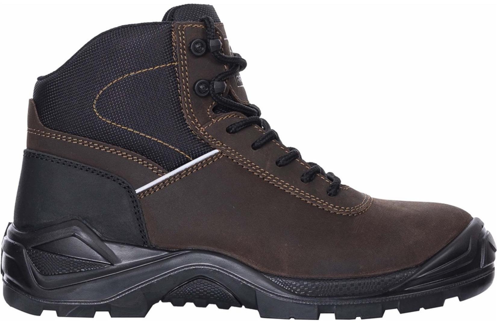 ARDONLEADER O2 SRC G3423 - Trzewiki robocze skóra NUBUK elementy odblaskowe impregnacja cholewki futerko syntetyczne podeszwa PU/PU odporna na oleje, antystatyczna antypoślizgowa 38