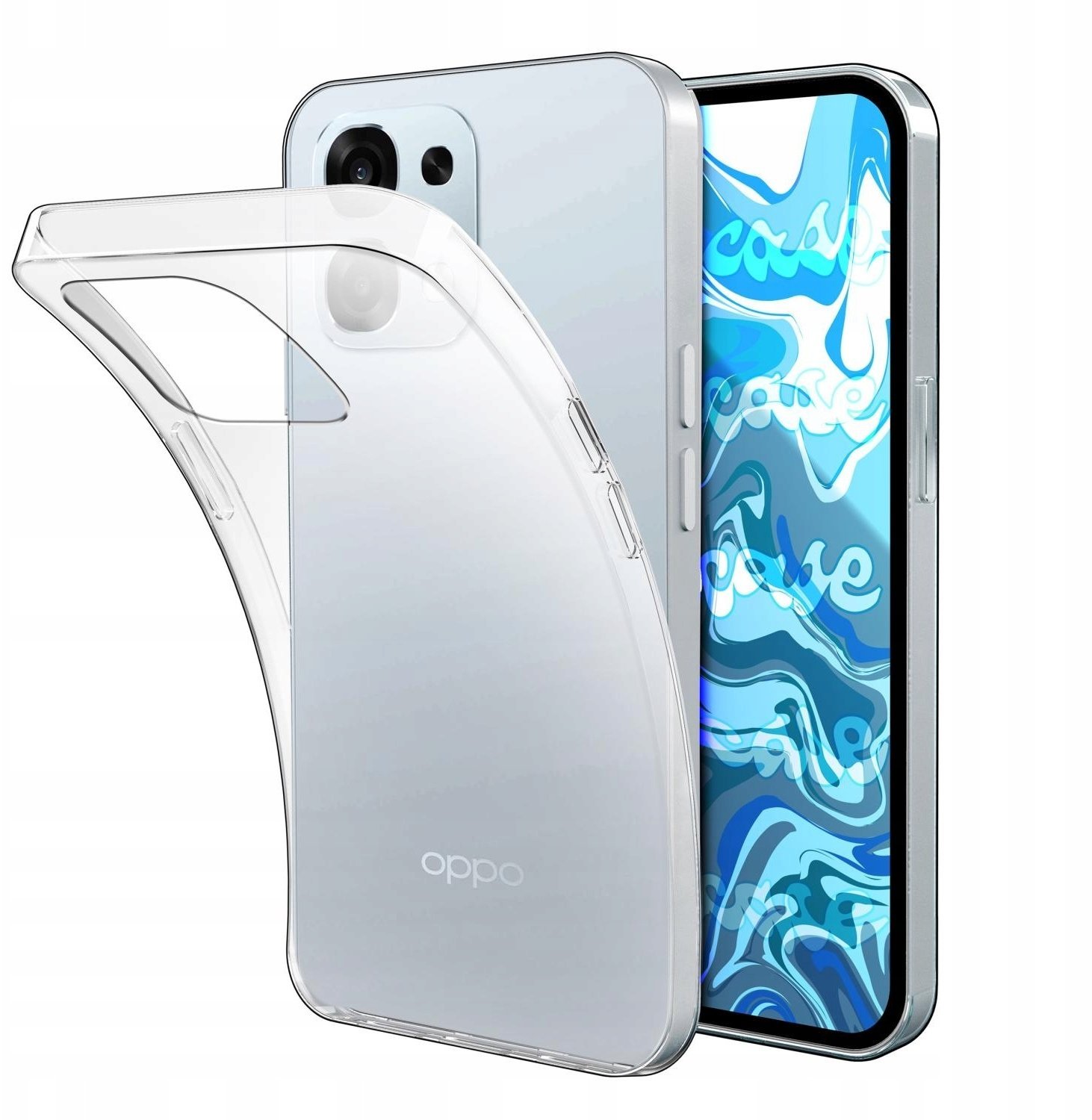 Hello Case Etui Do Oppo A6 Pro 5G Przezroczyste, Silikonowe, Obudowa, Case, Plecki