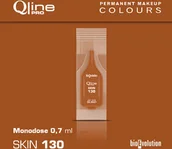 Pozostałe akcesoria kosmetyczne - Jednorazowy pigment do makijażu permanentnego Bioevolution Skin 130 Qline Pro 0,7ml monodose - miniaturka - grafika 1