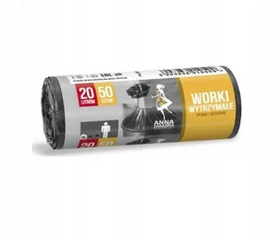 Worki na śmieci Łazienkowe, Wytrzymałe 20L a50 Az - Worki na śmieci - miniaturka - grafika 1