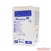 Apteczki i materiały opatrunkowe - MATOCOMP Kompresy z gazy 17-nit 8-warstw niejałowe 10x10cm-100szt. - miniaturka - grafika 1