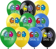 Balony i akcesoria - Balony gumowe z nadrukiem Among US (10 szt.) - miniaturka - grafika 1