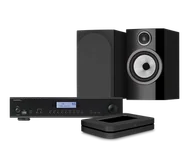 Zestawy stereo - Rotel A14 MKII (czarny) + NODE (czarny) + 706 S3 (czarny) - miniaturka - grafika 1