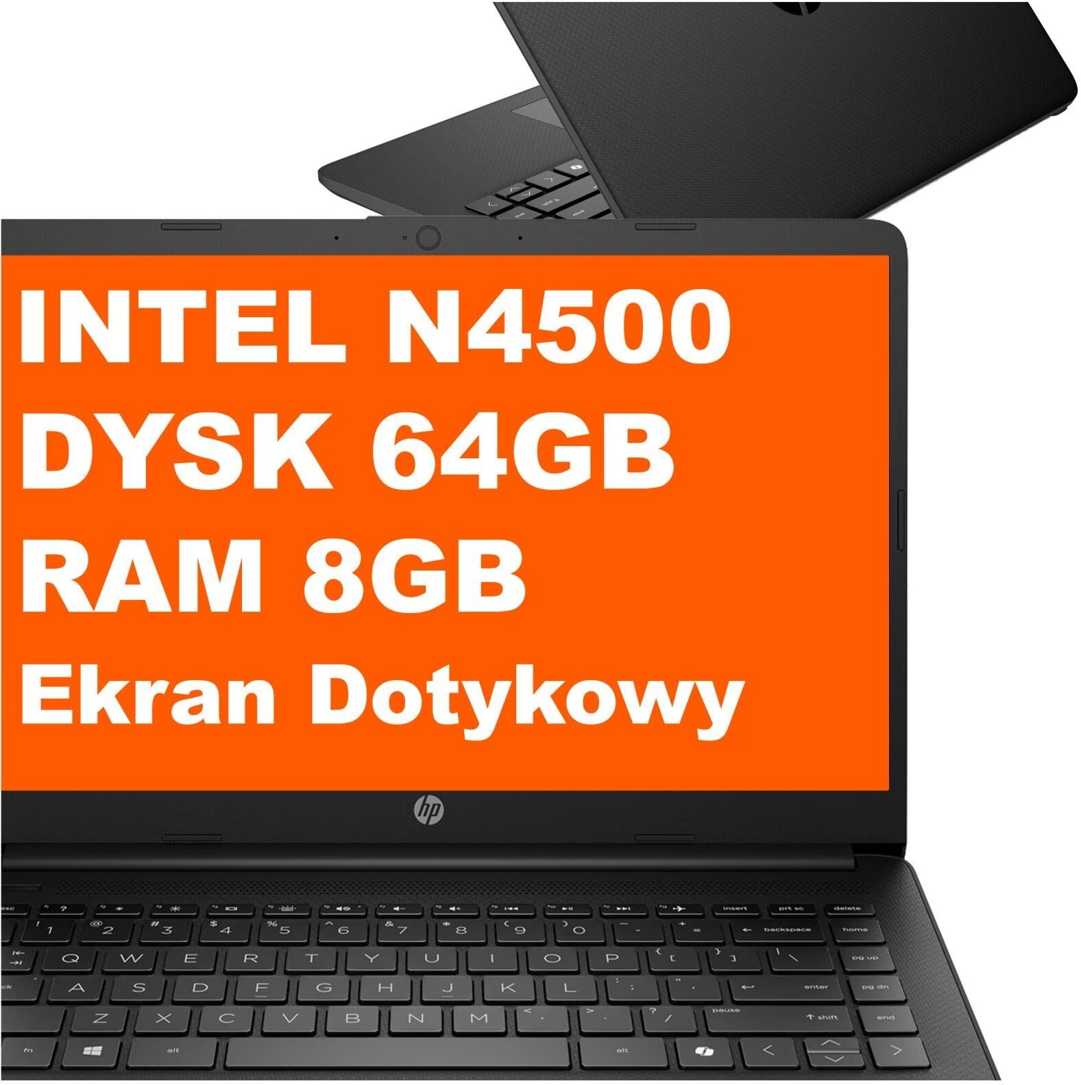 HP 14-dq3210nr B89MSUA Intel N4500 8GB 64GB eMMC Intel UHD 14