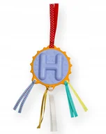 Gryzaki dla dzieci - Ebulobo Gryzak Literka "H" z grzechotką - miniaturka - grafika 1