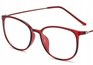Okulary korekcyjne minusy czerwone -5 - Okulary korekcyjne, oprawki, szkła - miniaturka - grafika 1