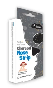Cettua, Charcoal Nose Strip, paski na nos z aktywnym węglem, 6 szt. - Bazy pod makijaż - miniaturka - grafika 2