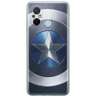 Etui i futerały do telefonów - Etui Kapitan Ameryka 005 Marvel Nadruk pełny Niebieski Producent: Xiaomi, Model: REDMI 12C/ REDMI 11A - miniaturka - grafika 1