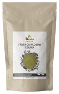 Farby do włosów i szampony koloryzujące - KVAAS FARBA HENNA DO WŁOSÓW CZARNA 100g - miniaturka - grafika 1