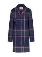 Koszulki i topy damskie - Triumph Damska koszulka Boyfriend Ndw X Checks Night Shirt, Blue - Dark Combination, 46 - miniaturka - grafika 1