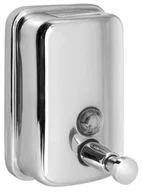 Dozowniki papieru i mydła dla firm - Sapho Program hotelowy - Dozownik mydła w płynie, 400 ml, stal nierdzewna XP100 - miniaturka - grafika 1