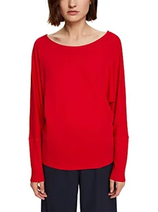 ESPRIT Collection Damska koszulka 102EO1K313, 610/DARK RED, XS - Koszulki i topy damskie - miniaturka - grafika 1