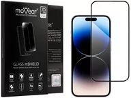 Szkła hartowane na telefon - moVear 3D Pro-E - Szkło Hartowane Do Apple Iphone 14 Pro Max (6.7") Na Cały Ekran | Do Etui, Fullglue, 9H - miniaturka - grafika 1