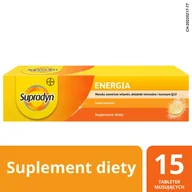 Witaminy i minerały dla sportowców - BAYER Supradyn Energia, 15 tab. musujących - miniaturka - grafika 1