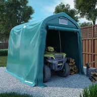 Pawilony ogrodowe - vidaXL Namiot garażowy z PVC, 2,4 x 2,4 m, zielony 3056431 - miniaturka - grafika 1