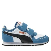 Buty dla chłopców - Sneakersy Puma Cabana Racer SL 20 V PS 383730 18 Niebieski - miniaturka - grafika 1