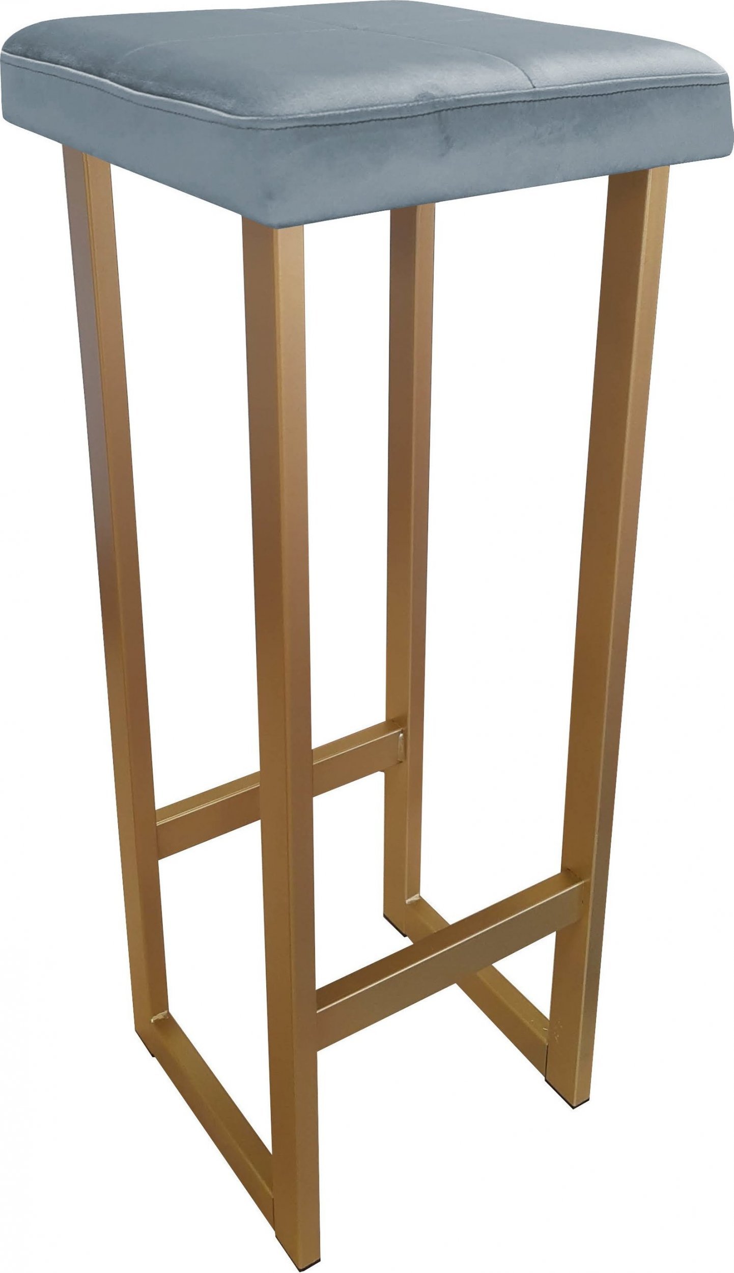 Atos Hoker krzesło barowe ALEX 90cm podstawa złota BL06