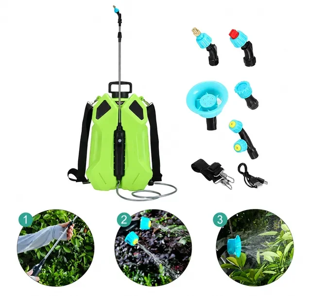 Opryskiwacz Elektryczny Akumulatorowy 20l Plecakowy Usb + Lancia