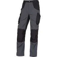 Odzież robocza - Delta Plus Spodnie mach Spirit z 60% bawełny i 40% poliestru - 270 G/M2 kolor szaro-czarny rozmiar S M5PA2GNPT M5PA2GNPT - miniaturka - grafika 1
