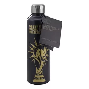 Paladone, Butelka metalowa Fifa Black and Gold - Shakery i bidony sportowe - miniaturka - grafika 1