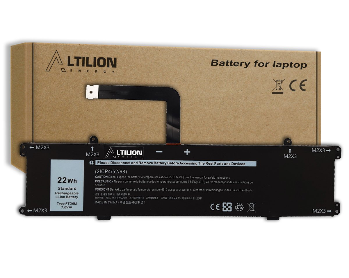 Bateria FTD6M do Dell Latitude 7285 2-in-1