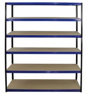 Szafy i regały magazynowe - Regał Helios magazynowy metalowy HBN_180X180X40_6_175 ilość półek 6 nośność 175 kg / Wamar-Sosenka - miniaturka - grafika 1