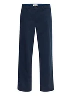 Spodnie męskie - Solid Spodnie materiałowe 21107039 Granatowy Relaxed Fit - miniaturka - grafika 1
