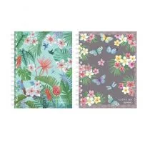 Herlitz Brulion na spirali A5 Ladylike kratka 100 kartek 2 szt. - Zeszyty szkolne - miniaturka - grafika 1