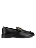 Półbuty damskie - Gino Rossi Loafersy PATTY-02W1-010 Czarny - miniaturka - grafika 1
