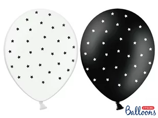 Party Deco Balony sylwestrowe w gwiazdki 30 cm 6 szt SB14P-002-000-6 - Sylwester - miniaturka - grafika 1