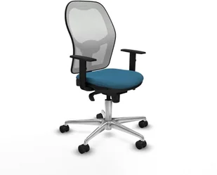 Fotel biurowy, krzesło biurowe Krzesło Biurowe Piqueras y Crespo 1D086N0 Biały Zieleń naftowa - Fotele i krzesła biurowe - miniaturka - grafika 1