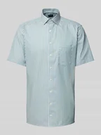 Koszule męskie - Koszula biznesowa o kroju Modern Fit z kołnierzykiem typu kent - miniaturka - grafika 1