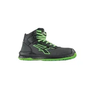 Obuwie robocze - U-Power RI10334 Linea Red Industry Green Model LAKE Buty robocze, Neutralny Carbon S3 SRC CI ESD, Czarny, 42 Rozmiar - miniaturka - grafika 1