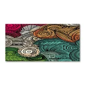 Foto gadżety - Foto-obraz szklany Abstrakcyjne pióra - miniaturka - grafika 1