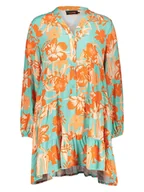 Sukienki - miss goodlife Sukienka w kolorze turkusowo-pomarańczowym - miniaturka - grafika 1