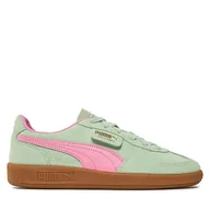 Sneakersy męskie - Sneakersy Puma Palermo 396463 02 Zielony - miniaturka - grafika 1