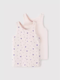 Koszulki dla dziewczynek - Name it Komplet 2 topów 13206498 Różowy Regular Fit - grafika 1