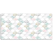 Podkładki na biurko - Mata ochronna na biurko Pastelowy marmur 120x60 cm, Dywanomat - miniaturka - grafika 1