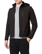 Kurtki męskie - CMP - F.lli Campagnolo męska kurtka softshell, czarna (Nero), 52 - miniaturka - grafika 1