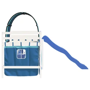 Dziecięce łóżko na antresoli, z tunelem, niebieskie, 90x190 cm Lumarko! - Łóżka dla dzieci i młodzieży Dziecięce łóżko na antresoli, z tunelem, niebieskie, 90x190 cm Lumarko! - Łóżka dla dzieci i młodzieży - miniaturka - grafika 5