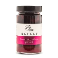 Pasztet i przetwory mięsne - Greckie oliwki czarne Kalamata bez pestek 295 g Nefeli - miniaturka - grafika 1