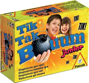 Piatnik, gra edukacyjna Tik…Tak…Bum! Junior - Gry planszowe - miniaturka - grafika 1