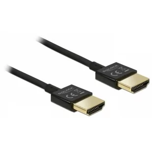 Delock Kabel z ethernetem 85117 HDMI M HDMI M 0,25m - Kable - miniaturka - grafika 2
