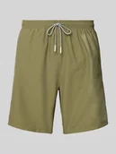 Kąpielówki męskie - Spodenki polo o kroju regular fit z nadrukiem z logo model ‘Orca’ - miniaturka - grafika 1