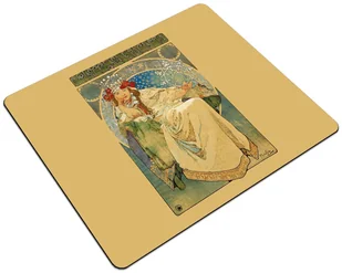 Podkładka Princess Hyacinth Alfons Mucha 24x19cm - Podkładki pod mysz - miniaturka - grafika 1