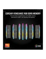 Pamięci RAM - Corsair DDR5 - 32GB - 5600 - CL - 40 (2x 16 GB) dual kit, RAM (gray, CMH32GX5M2B5600Z40, Vengeance RGB, AMD EXPO) - miniaturka - grafika 1