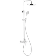 Zestawy prysznicowe - Zestaw prysznicowy natynkowy KFA ARMATURA Moza 5036-910-00 z deszczownicą Chrom - miniaturka - grafika 1